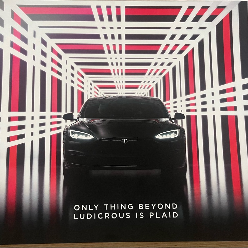 Tesla Model S Plaid Event Poster